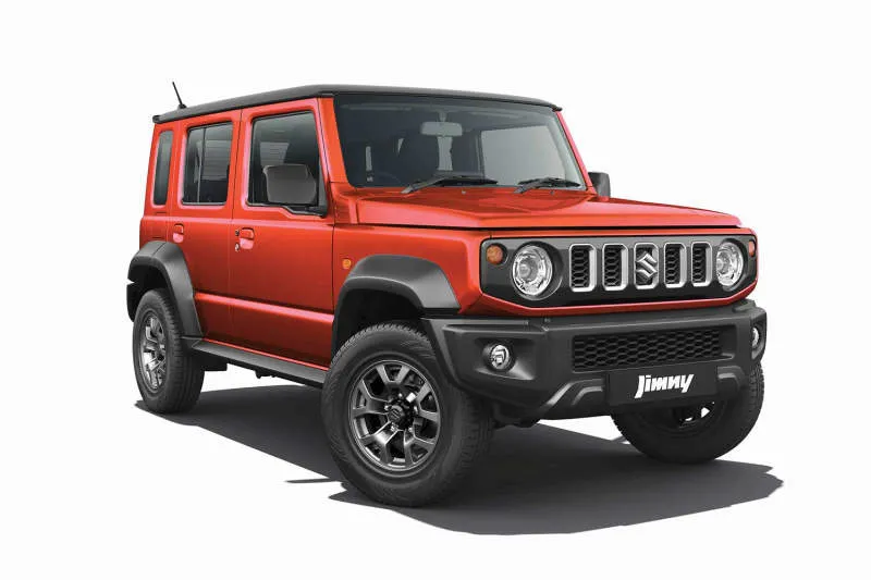 Suzuki Jimny Metallic Chiffon Ivory   Pearl Bluish Black