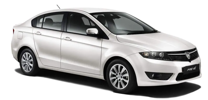 Proton Preve Cotton White