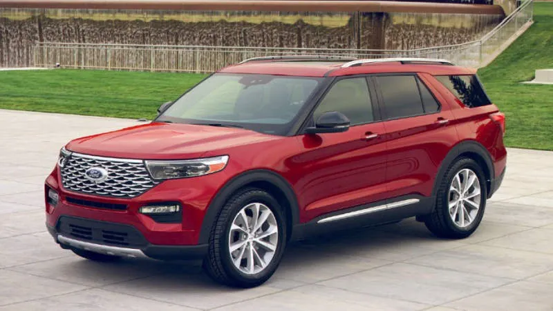 Ford Explorer EV Abu-abu
