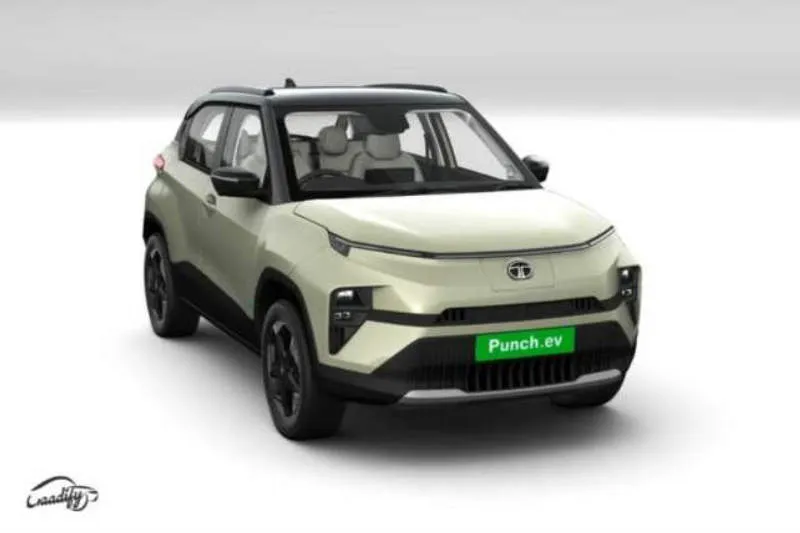 Tata Punch.ev Fearless Red