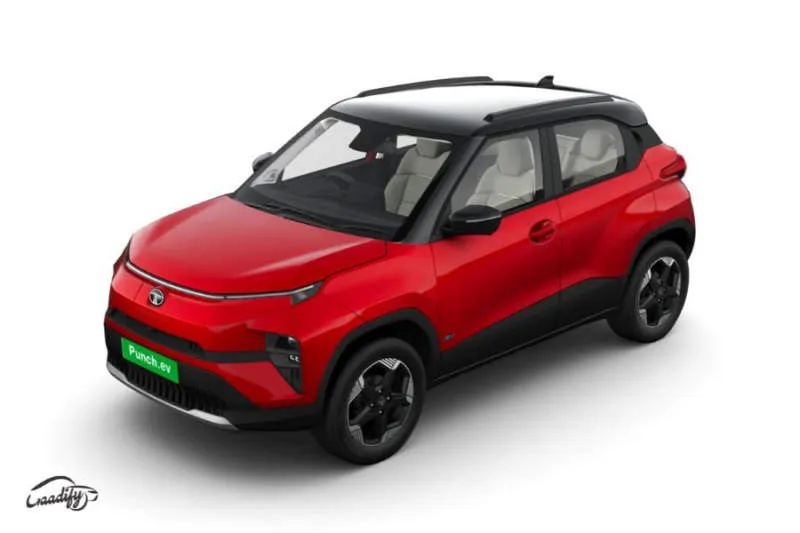 Tata Punch.ev Fearless Red