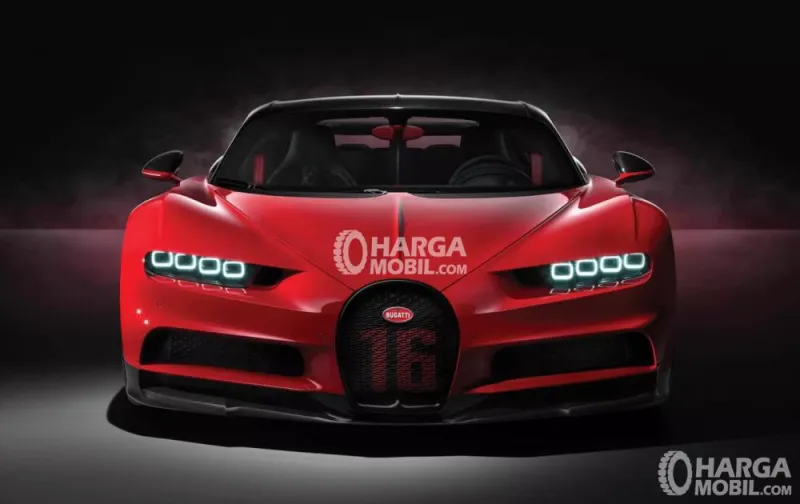 Bugatti Chiron Merah
