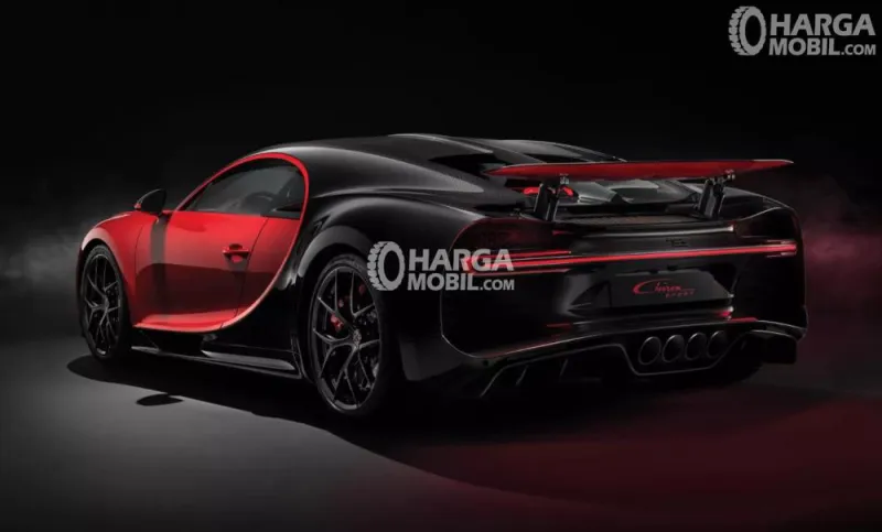 Bugatti Chiron Merah