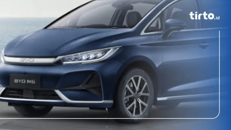 BYD e6 Biru Hitam Dua Warna