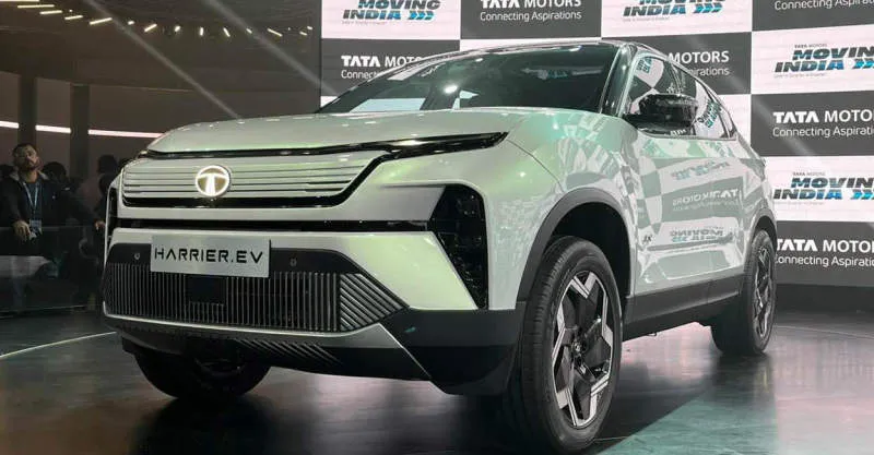 Tata Harrier.ev Abu-abu