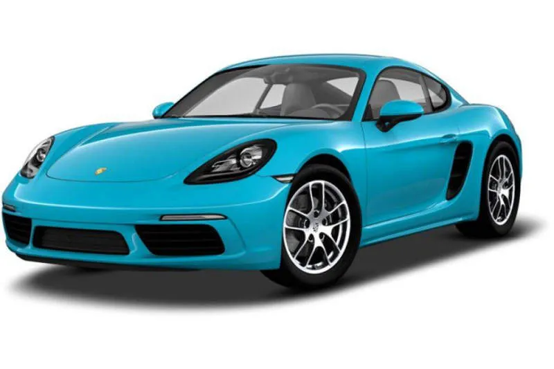 Porsche 718 Cayman EV Merah