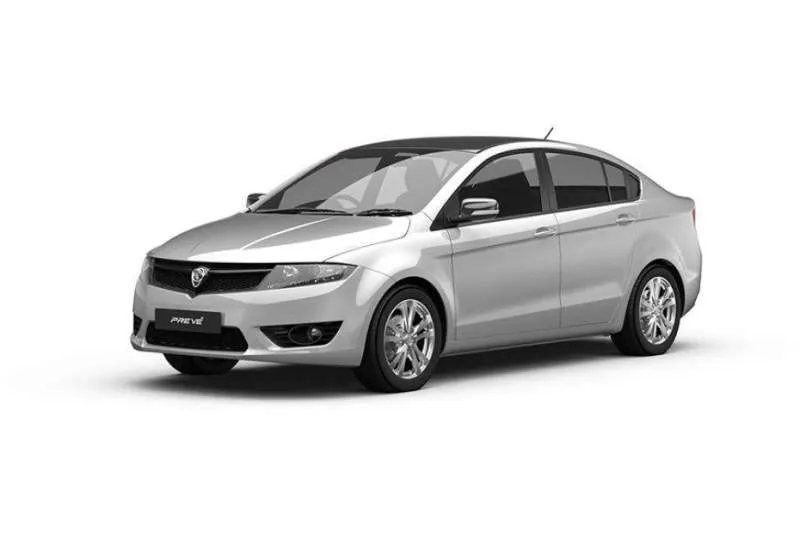 Proton Preve Cotton White