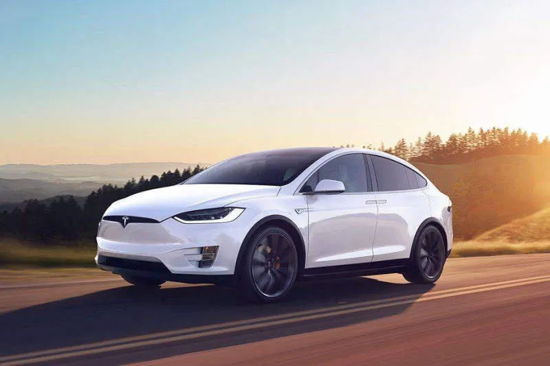 Tesla Model X Perak Metalik