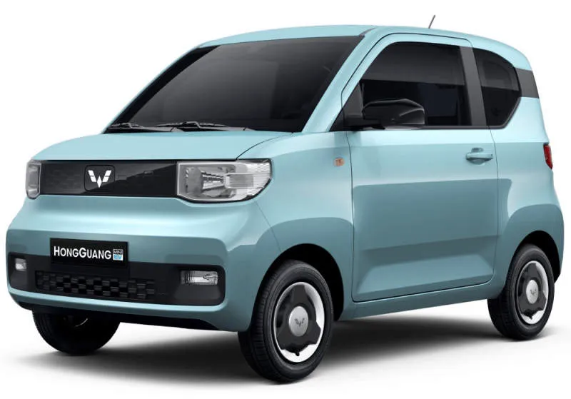 Wuling Hongguang Mini EV White Peach Pink