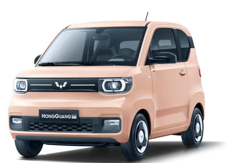 Wuling Hongguang Mini EV White Peach Pink